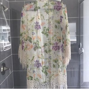 New without tag Show me your Mumu floral kimono